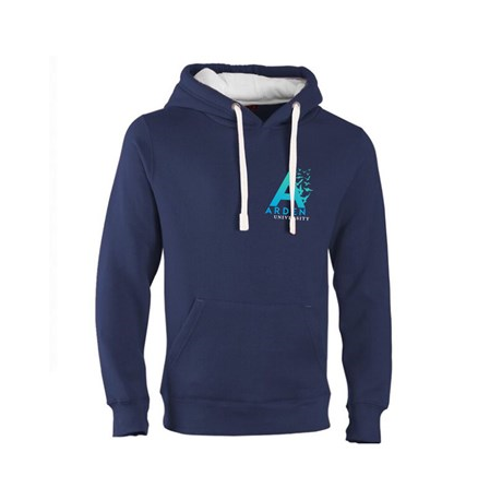 Arden University navy hoodie