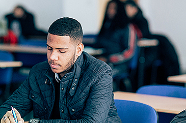 Arden University student studying