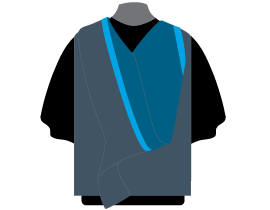 Arden University Postgraduate Degree graduation gown
