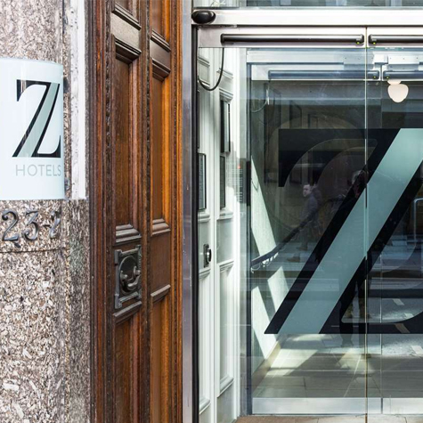 Z Hotel City entrance