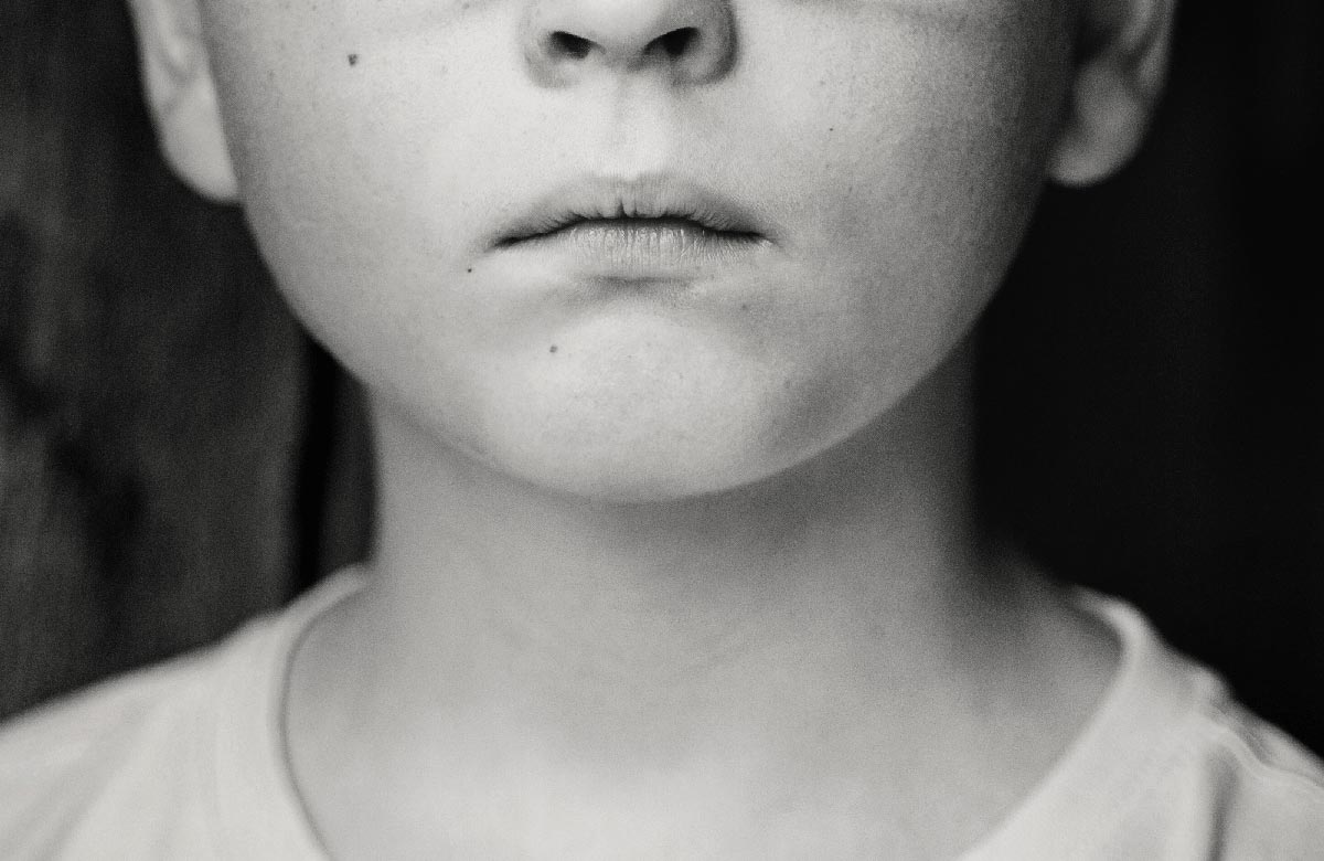 Mouth of child