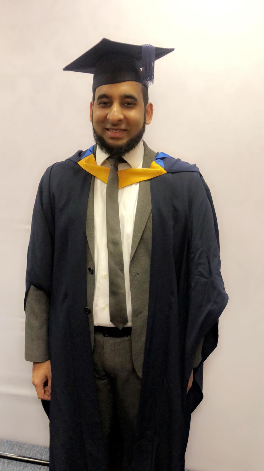 Arden Distance Learning Student Imran Ali Khalifa