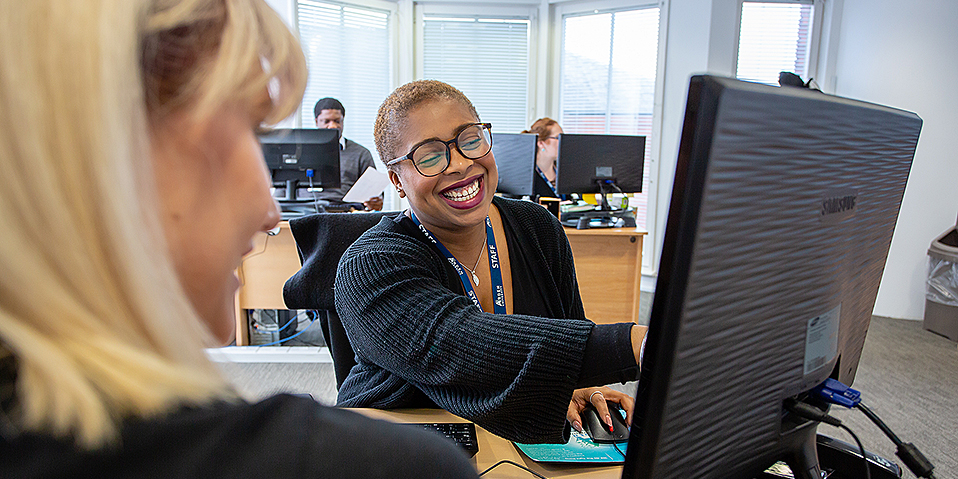 Arden University student with support student services